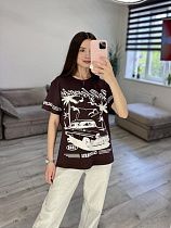 Футболка S.Style 01 d.brown - делук