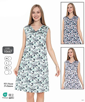 Ночнушка Cotpark 10667 l.grey - делук