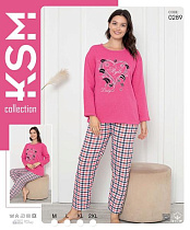 Пижама Anion 0289 fuchsia - делук