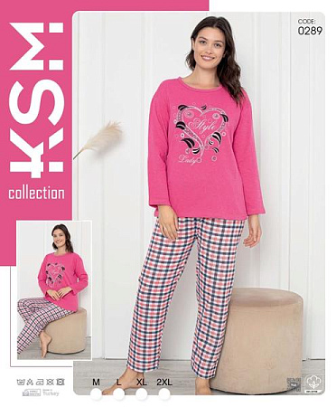 Пижама Anion 0289 fuchsia - делук