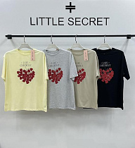 Футболка Little Secret 500454 l.grey - делук