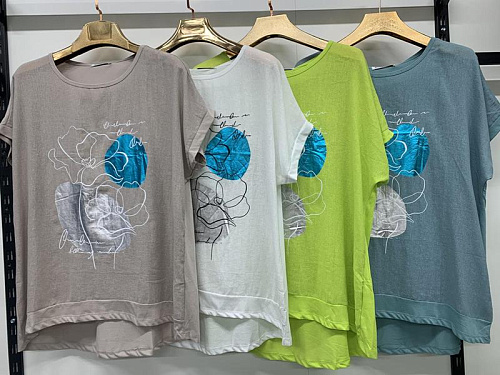 Футболка Dgmd 9560 blue - делук