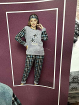 Пижама Homewear HW28 grey - делук