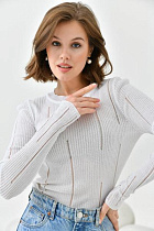 Свитер Karon 10676 white - делук