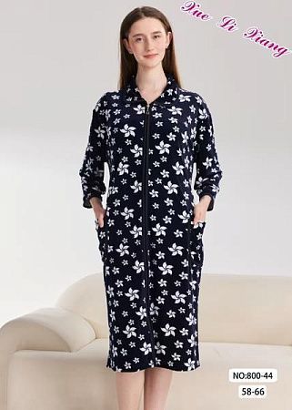 Халат Brilliant A800-44 navy - делук