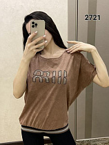 Футболка Fsn 2721 l.brown - делук