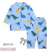 Пижама Фунтик 8859-59 l.blue (1-3) - делук