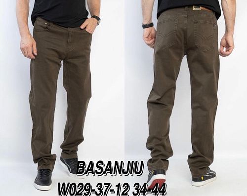 Джинсы Basanjiu 029-37-12 khaki - делук