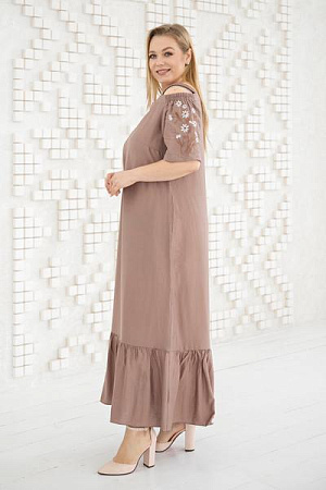 Платье Romeo Life RL1012 beige - делук