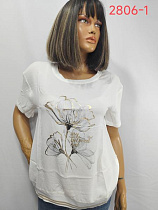 Футболка Lida 2806-1 white - делук