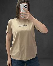 Футболка Elena&Vika 25073 beige - делук