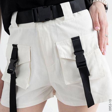 Шорты Modnulya 0953-10 white - делук