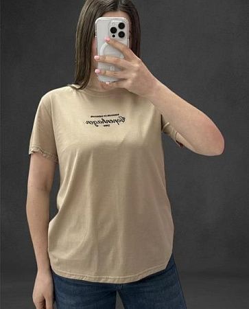 Футболка Elena&Vika 25073 beige - делук