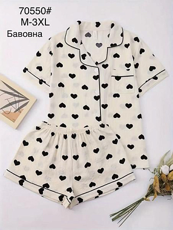 Пижама Brilliant 70550 white - делук