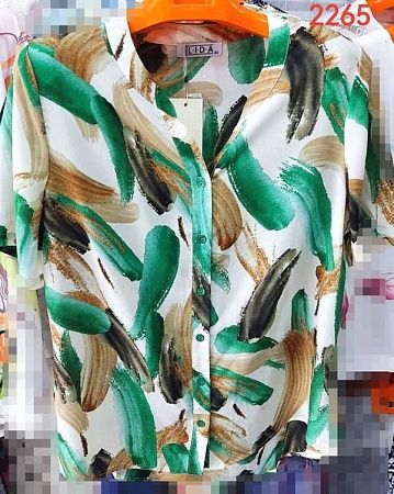 Рубашка Lida 2265 green - делук
