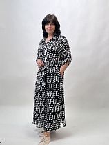 Платье Liart 901 black-white - делук