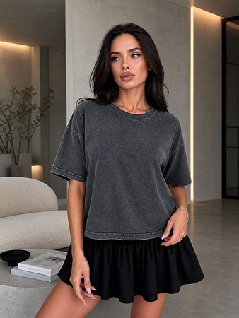 Футболка New Season FV030 d.grey - делук