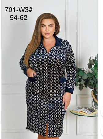 Халат Romeo Life RL701-W3 navy - делук