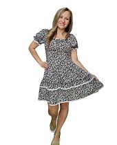 Платье Liart 952 white-black - делук