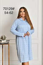 Ночнушка Romeo Life 70129 l.blue - делук