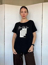 Футболка Fsn 2831 black - делук