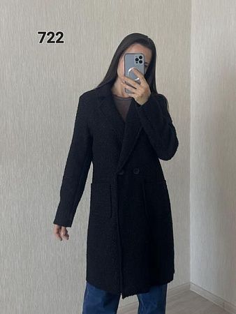 Пальто Fsn 722 black - делук