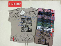 Футболка Dgmd PN1702 mix - делук