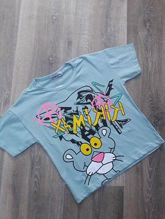 Футболка Ibambino IB337 l.blue - делук