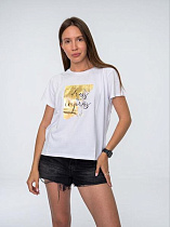 Футболка Fsn 6539 white - делук
