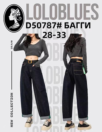 Джинсы Lolo Blues D50787 black - делук