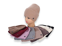 Шапка Angelica Кашемір 001-10 mix - делук