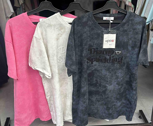 Футболка Aidin-Шик Шок 8881 pink - делук