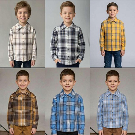 Рубашка Meloria ML5137 brown - делук