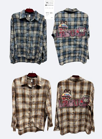 Рубашка Dgmd 523 blue - делук