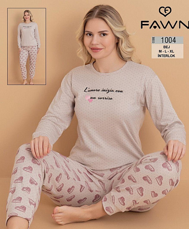 Пижама Trikotag 1004 beige - делук