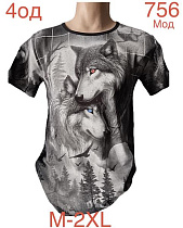 Футболка Надийка ND980-756 black - делук