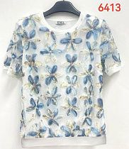 Футболка Lida 6413 white - делук