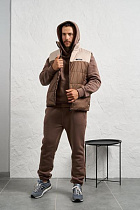 Костюм Спорт Faraon 2649 brown-beige - делук