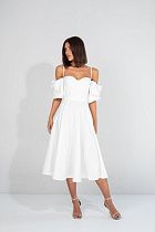 Платье Odis 849 white - делук