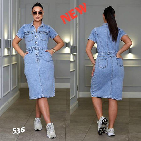 Платье Beki 536 l.blue - делук