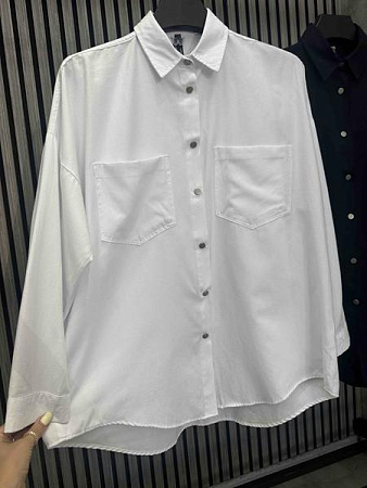 Рубашка Nefertiti NF141 white - делук