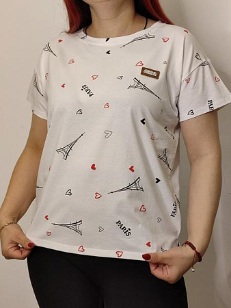 Футболка Kosta KS217 white - делук