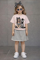 Костюм Baby Boom BB151 pink - делук