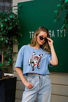 Топ Little Secret TR0018 l.blue - делук