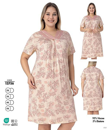 Ночнушка Trikotag 13756 beige - делук