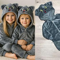 Кигуруми Baykush B686 grey - делук