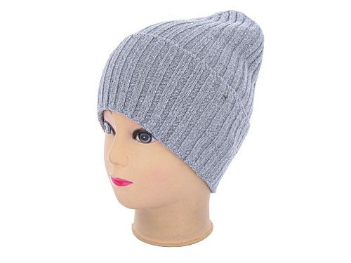 Шапка Angelica FN006-2 l.grey - делук