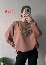 Свитер Fsn 6412 brown - делук