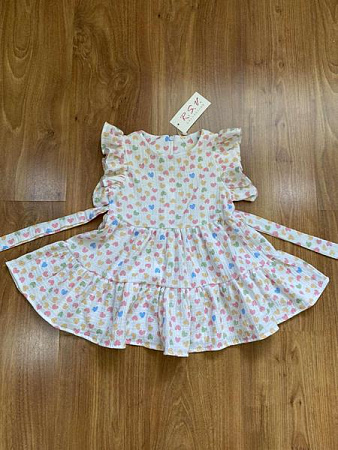 Платье Rsv 195-1 white-beige - делук