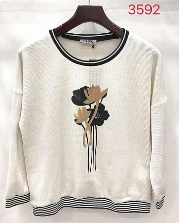 Свитер Immei 3592 white - делук
